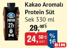 SEK KAKAO AROMALI PROTEİN SÜT 330 ML